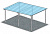 Односкатный навес с обычной фермой